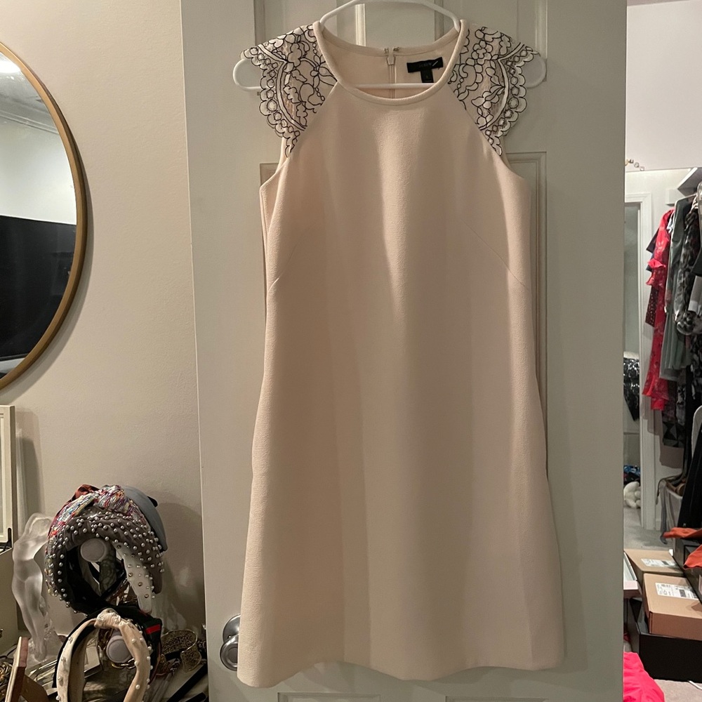 J.Crew - like new cream sheath dress